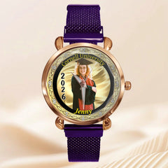 Personalized graduation watches! Upload your graduation photos. The perfect personalized present for graduates